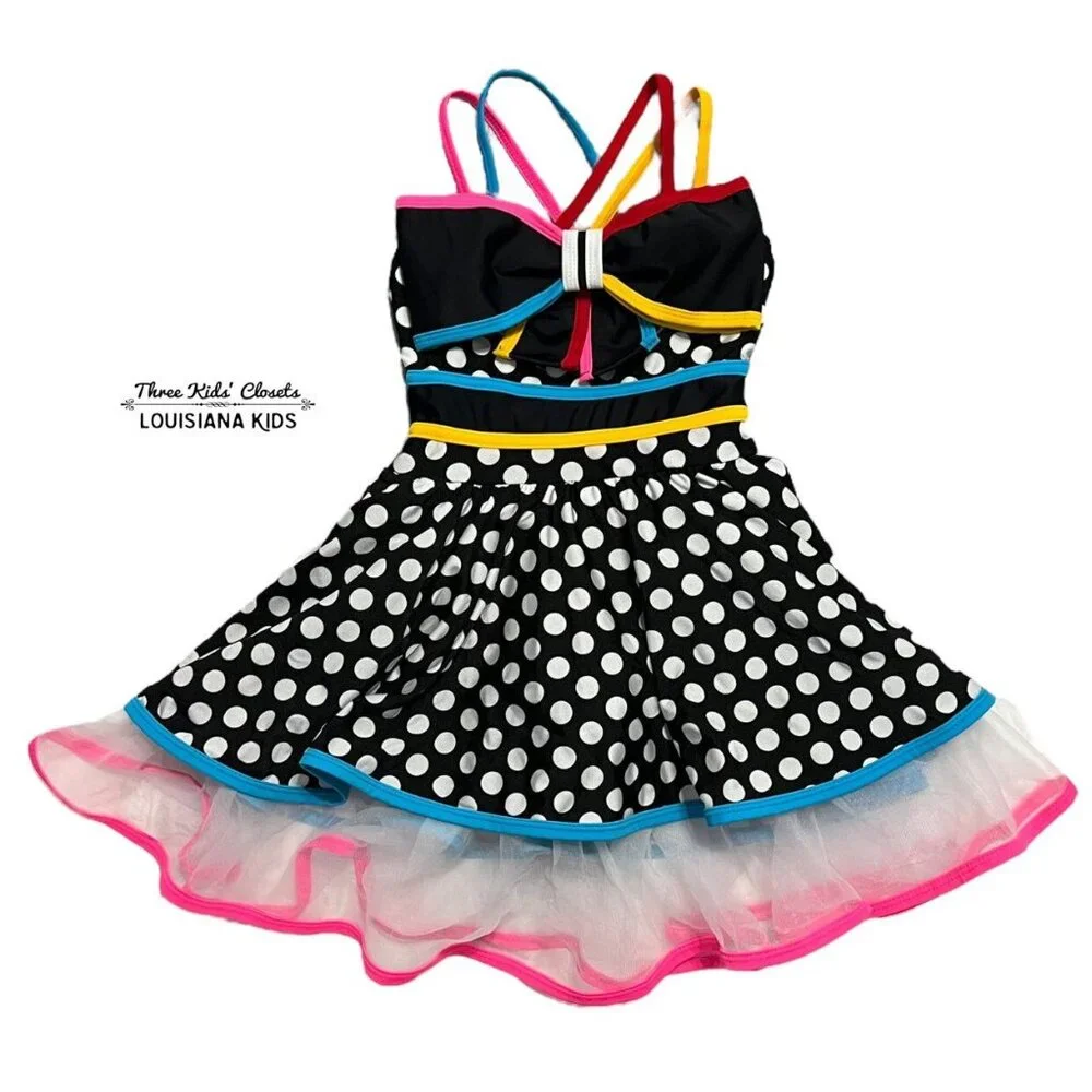 Revolution Dancewear Size MC Swing With Me Dance Costume Leotard Dress